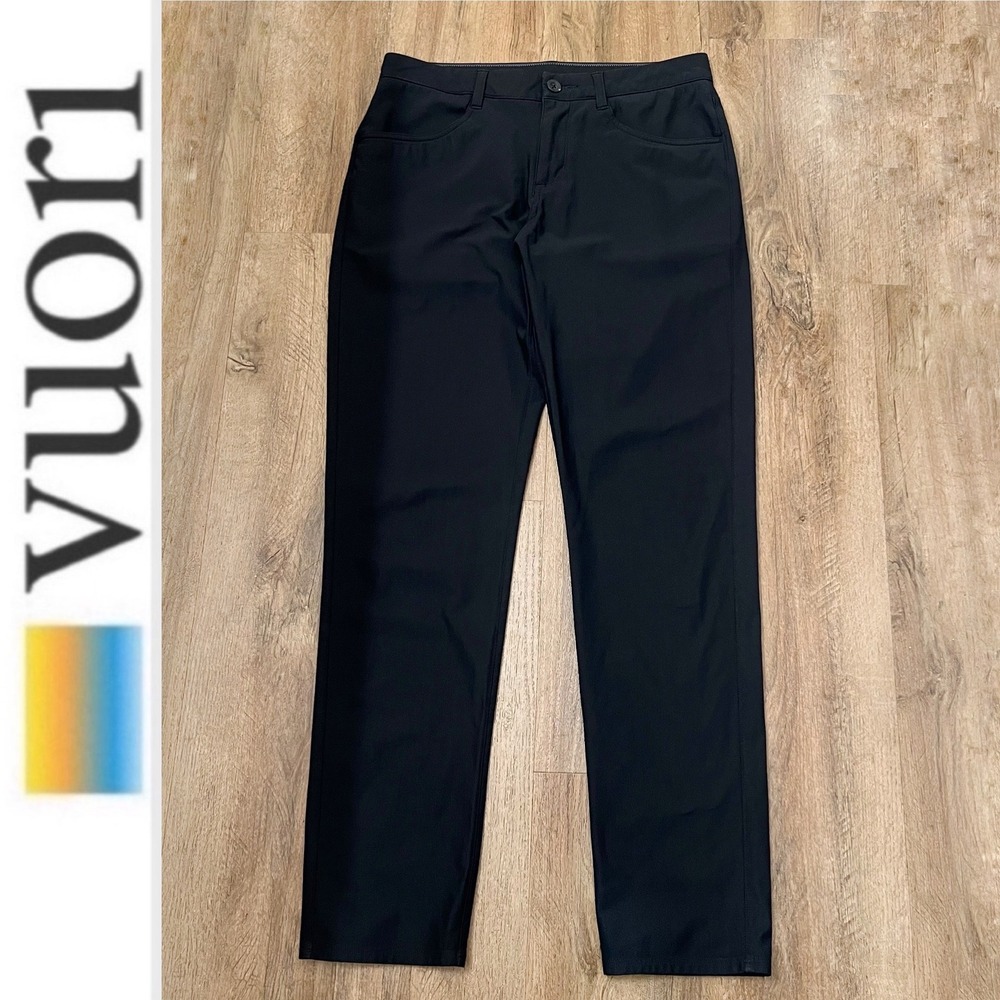 Vuori Men's Meta Classic Fit Performance Pant Black V430 Size 30
